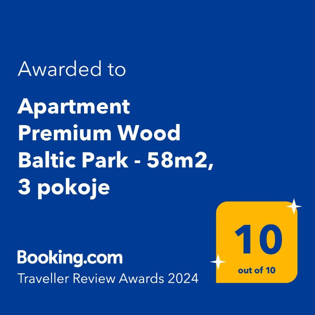 Apartment Premium Wood Baltic Park - 58M2, 3 Pokoje Stegna  Kültér fotó